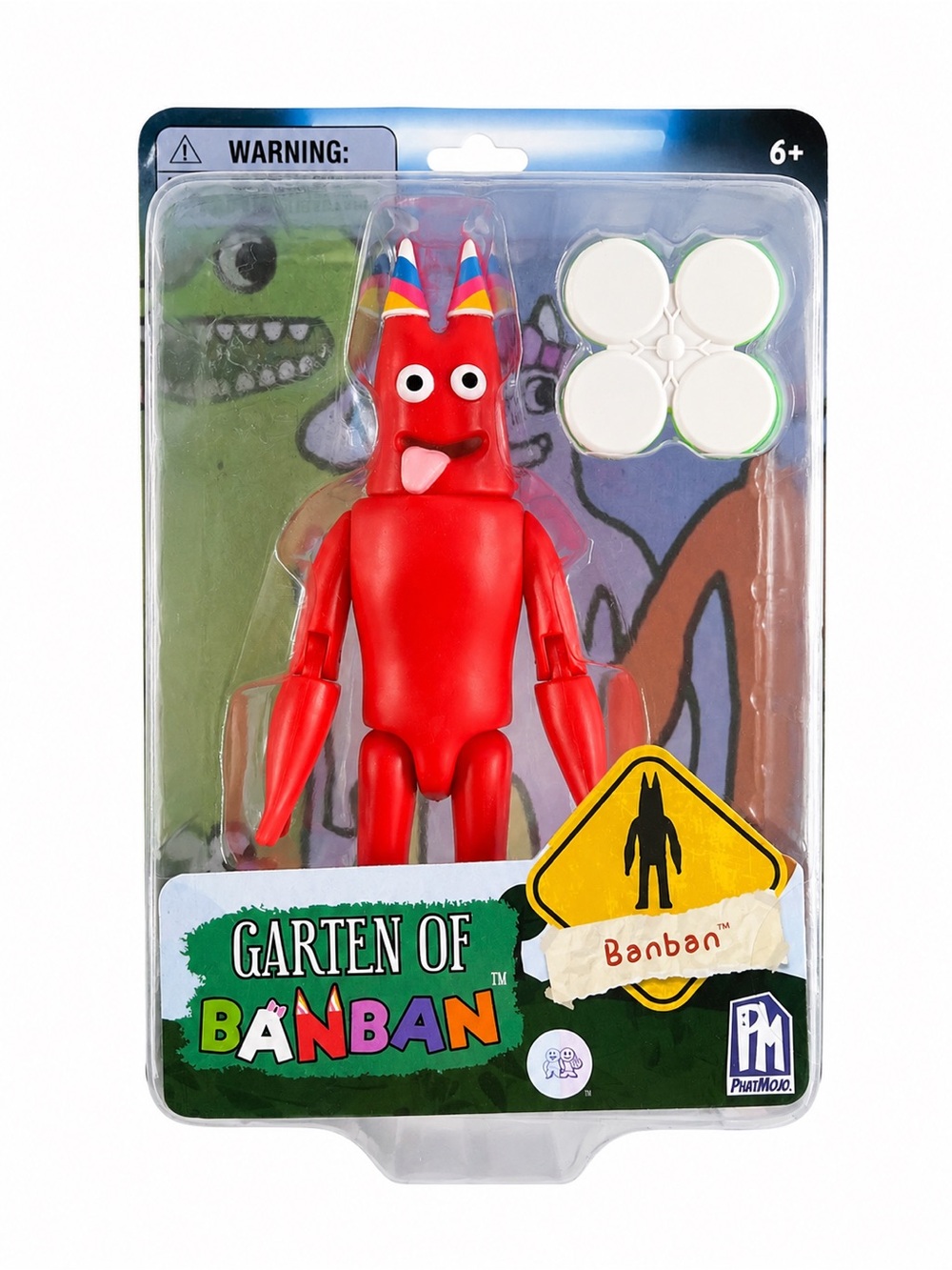Garten of Banban Red Banban Collectible Action Figure NWT